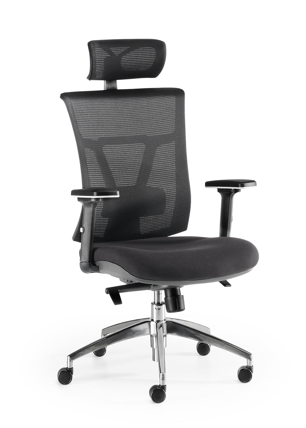 Ankara Silla de oficina comoda ergonómica regulable con mecanismo Syncron color negro