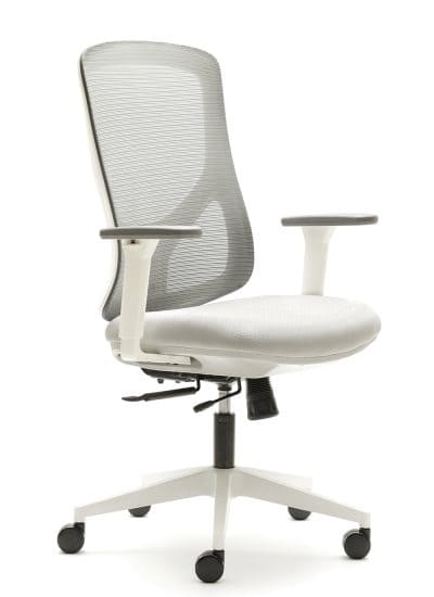 silla cómoda de trabajo nantes color blanco