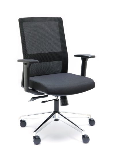 Niza silla de oficina cómoda color negro regulable en altura