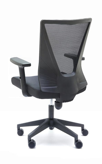 Tirana Silla de oficina Cómoda ergonómica marca euromof color negro